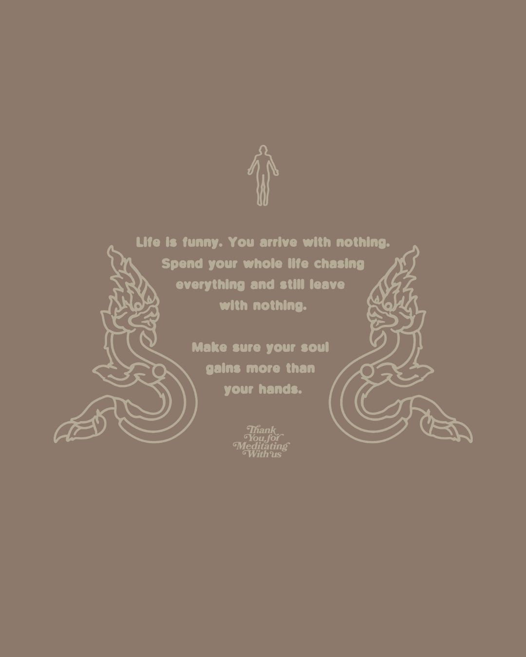 CACAO SNAKE TEE